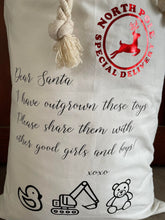Load image into Gallery viewer, Toys For Santa Sack