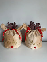 Load image into Gallery viewer, Personalised Large Reindeer Bags
