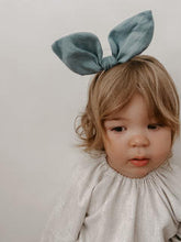 Load image into Gallery viewer, Linen Bunny Ear Headband