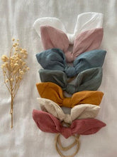 Load image into Gallery viewer, Linen Bunny Ear Headband