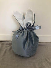 Load image into Gallery viewer, Large Velvet Personalised Bunny Bag
