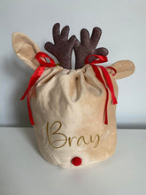 Load image into Gallery viewer, Personalised Large Reindeer Bags
