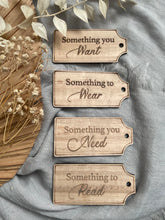 Load image into Gallery viewer, &#39;Something to&#39; Gift tag set
